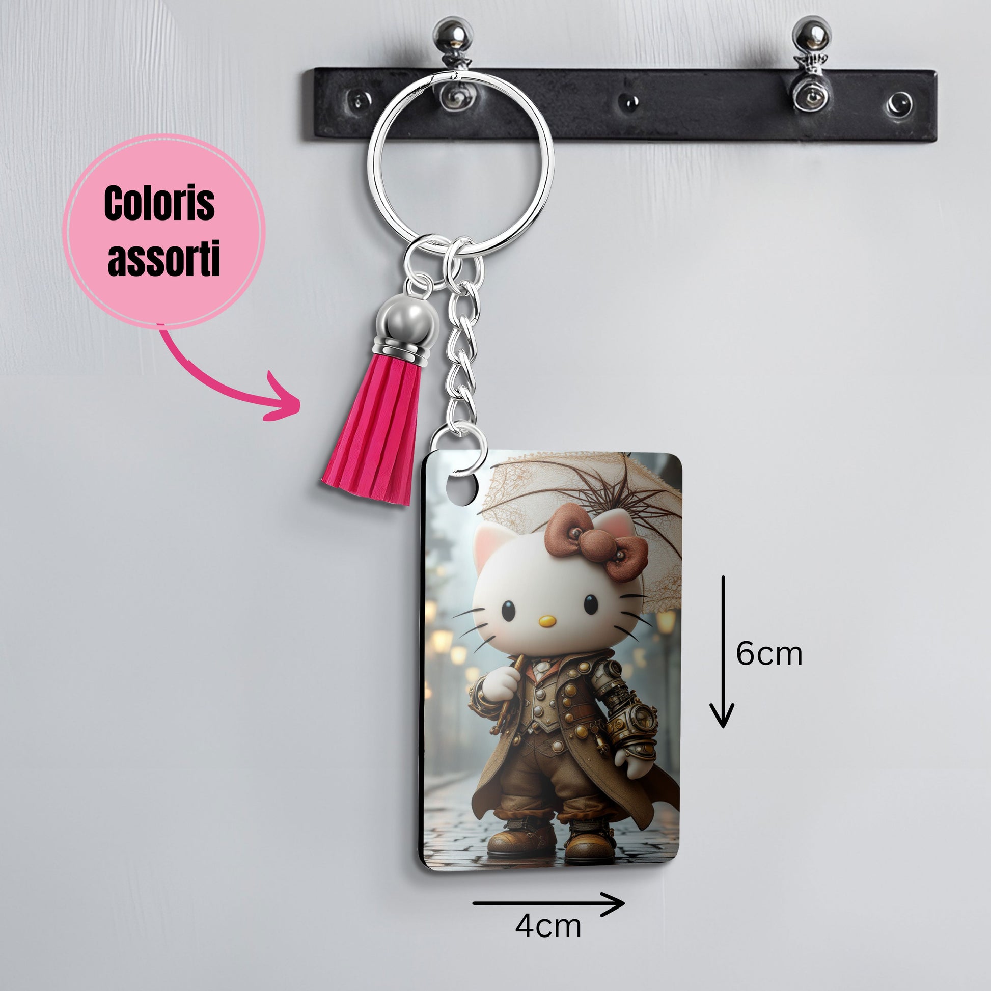 Hello Kitty - Porte Clé | Steampunk Porte-clés Disney Shop | Anylem Beauty 