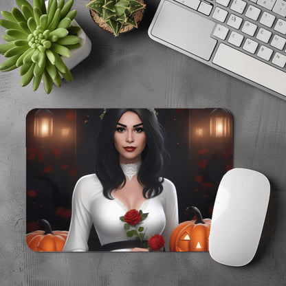 IA - Thème "Halloween" Personnalisation IA Anylem Beauty Tapis de Souris 