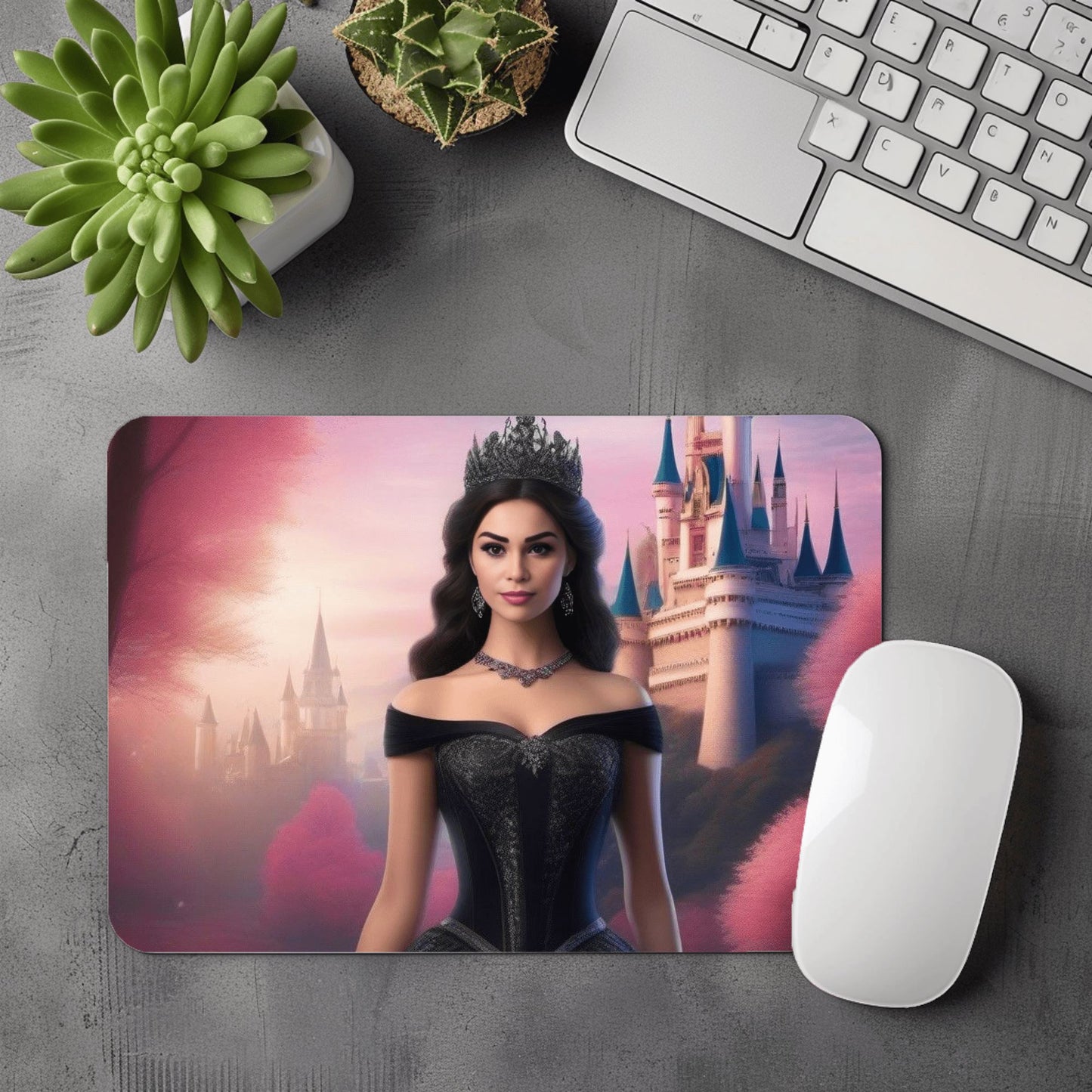 IA - Thème "Lady" Tirage Photo Anylem Beauty Tapis de Souris 