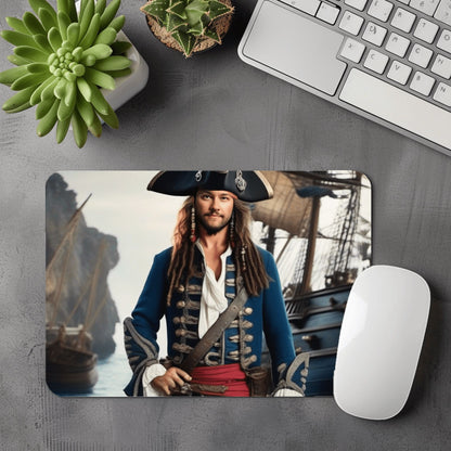 IA - Thème "Pirate" - Homme Personnalisation IA Anylem Beauty Tapis de Souris 