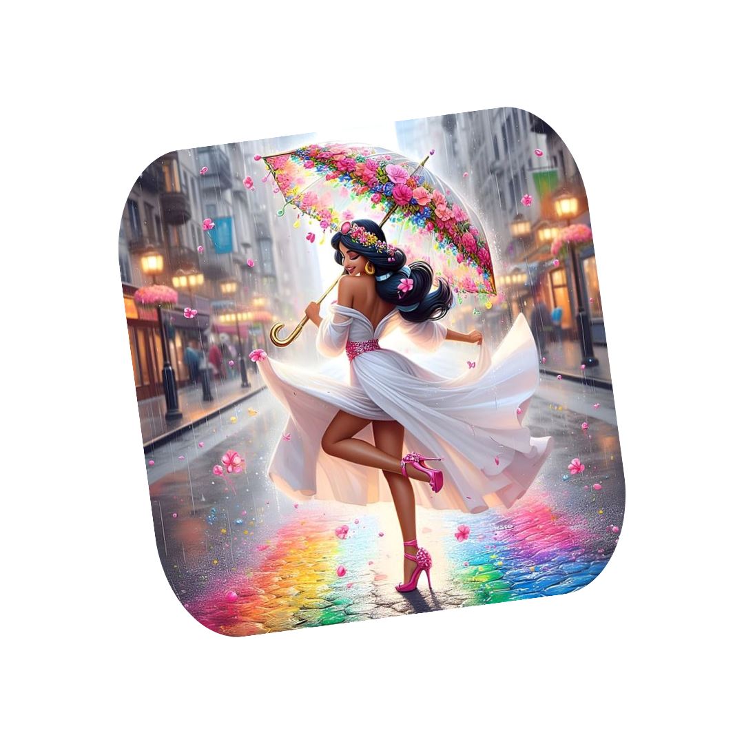 Jasmine - Dessous de verre | Rainbow Dessous de verres Disney Shop | Anylem Beauty 