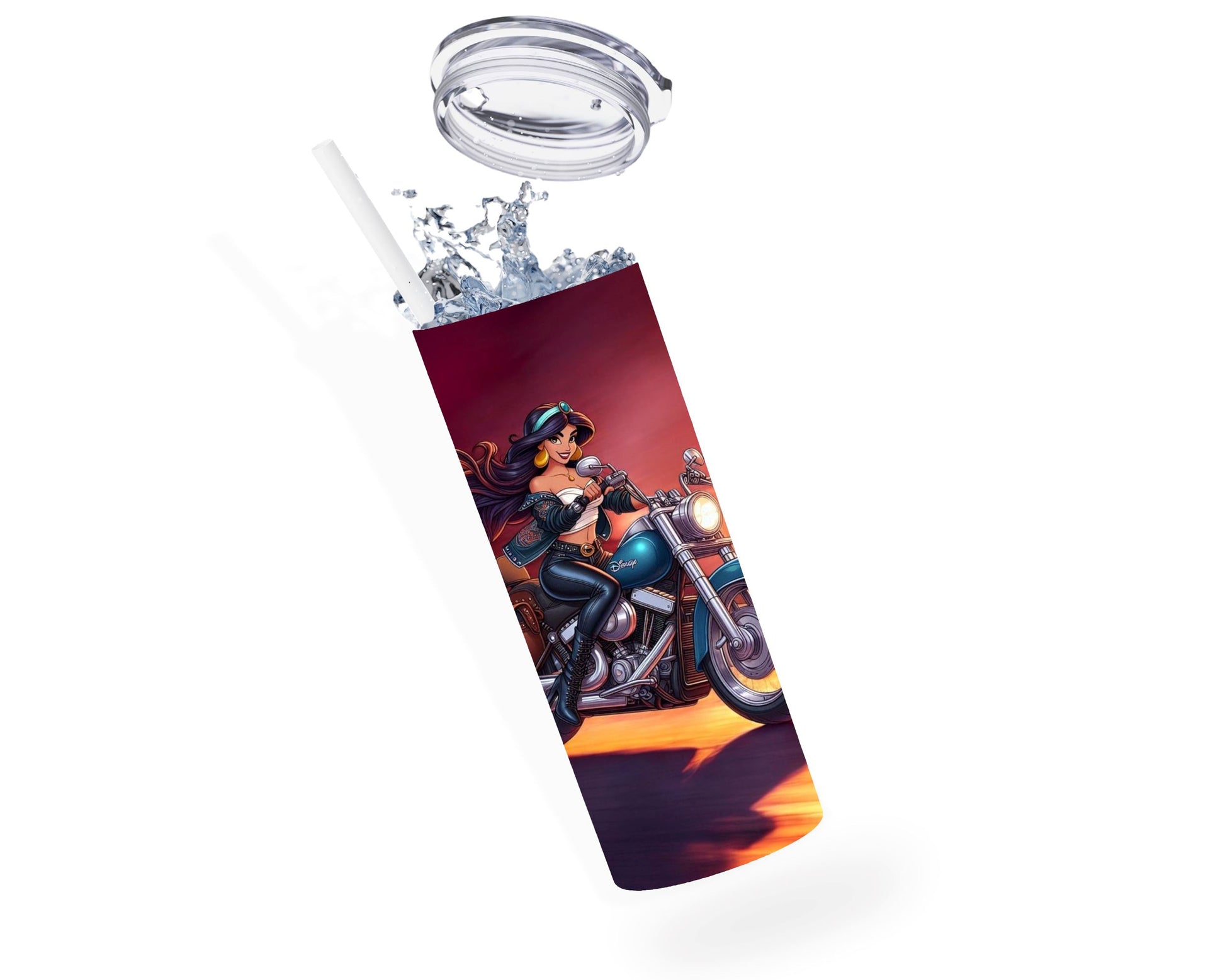 Jasmine - Thermos en acier inoxydable 600ml | Biker Thermos inoxydable Disney Shop | Anylem Beauty 