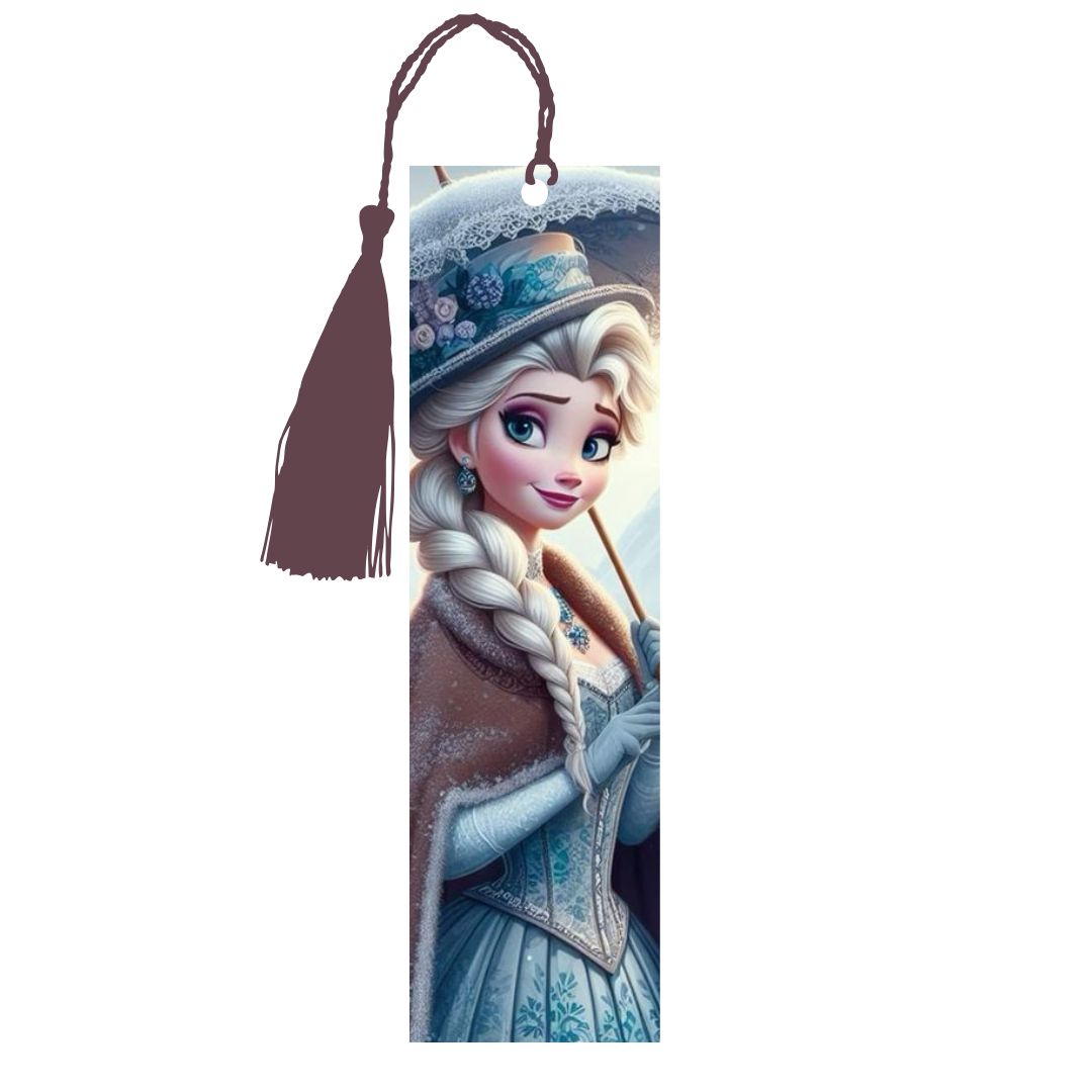 La Reine des Neiges - Marque-Pages avec prénom | Années 20 Marque-page Disney Shop | Anylem Beauty 