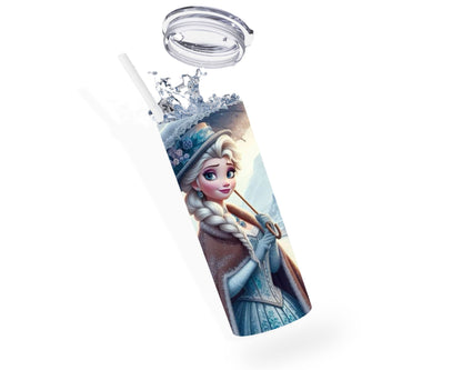 La Reine des Neiges - Thermos en acier inoxydable 600ml | Années 20 Thermos inoxydable Disney Shop | Anylem Beauty 