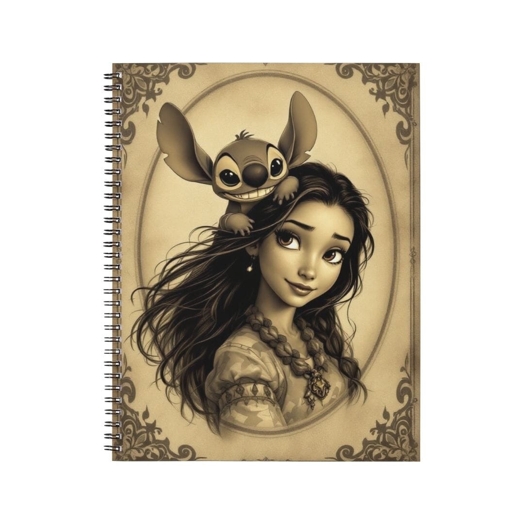 Lilo et Stitch - Personnalisation | Vintage Personnalisation Disney Shop | Anylem Beauty Carnet de notes A5 