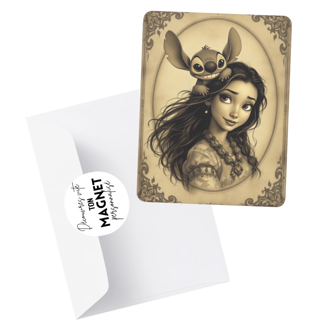 Lilo et Stitch - Personnalisation | Vintage Personnalisation Disney Shop | Anylem Beauty Magnet 