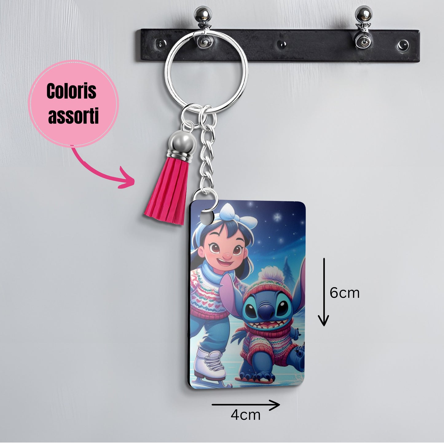 Lilo et Stitch - Porte Clé avec prénom | Ice Porte-clés Disney Shop | Anylem Beauty 