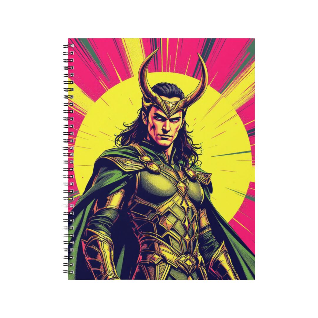 Loki - Carnet spirale A5 Carnets et bloc-notes Disney Shop | Anylem Beauty 