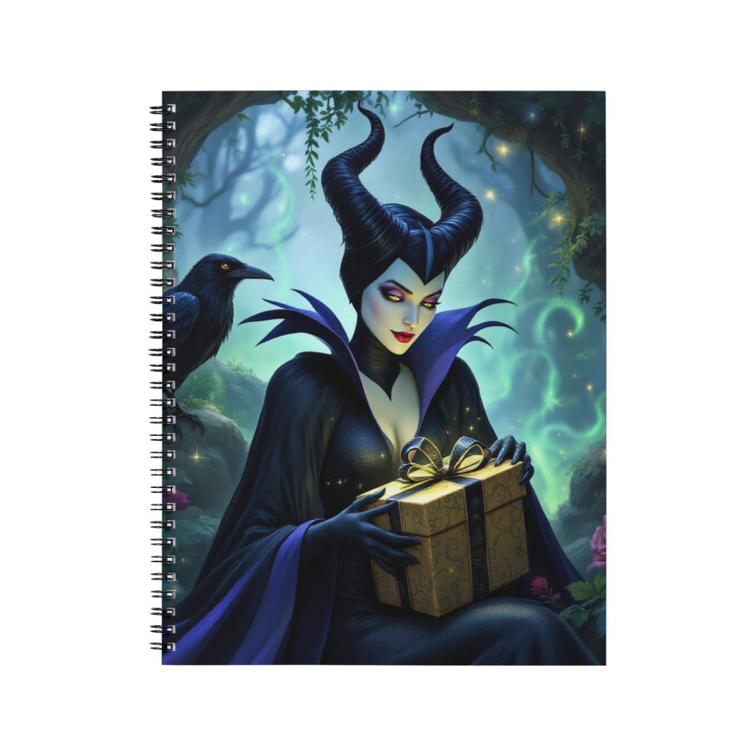 Maléfique - Carnet spirale A5 | Cadeau Carnets et bloc-notes Disney Shop | Anylem Beauty 