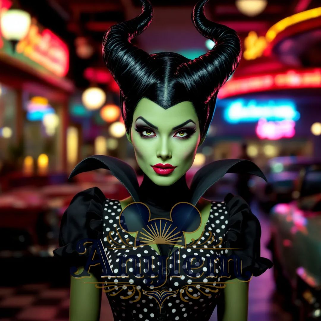 Maléfique - Personnalisation | Rockabilly Personnalisation Disney Shop | Anylem Beauty 