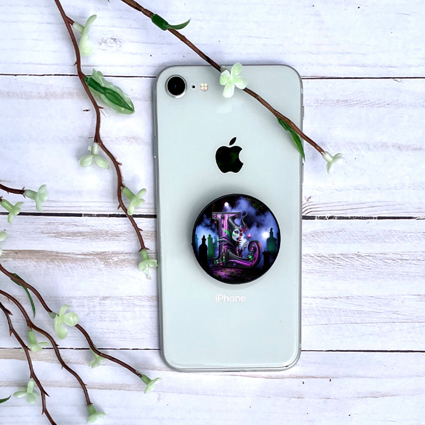 Maléfique - Phone Grip | Lettrage Phone Grip Disney Shop | Anylem Beauty L 