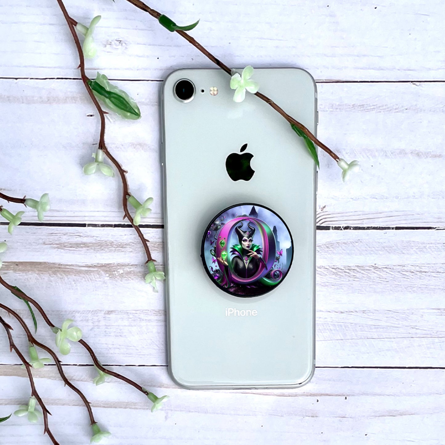 Maléfique - Phone Grip | Lettrage Phone Grip Disney Shop | Anylem Beauty Q 