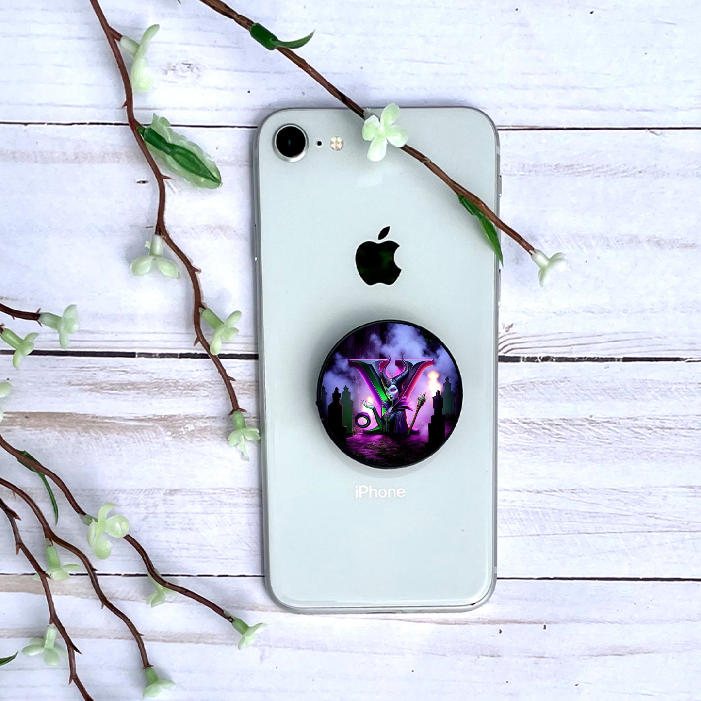 Maléfique - Phone Grip | Lettrage Phone Grip Disney Shop | Anylem Beauty Y 