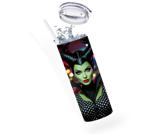 Maléfique - Thermos en acier inoxydable 600ml | Rockabilly Thermos inoxydable Disney Shop | Anylem Beauty 