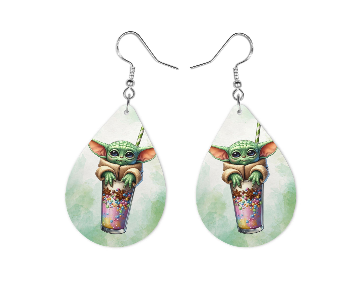 Mandalorian - Personnalisation | Milkshake Personnalisation Disney Shop | Anylem Beauty Boucle d’oreilles 