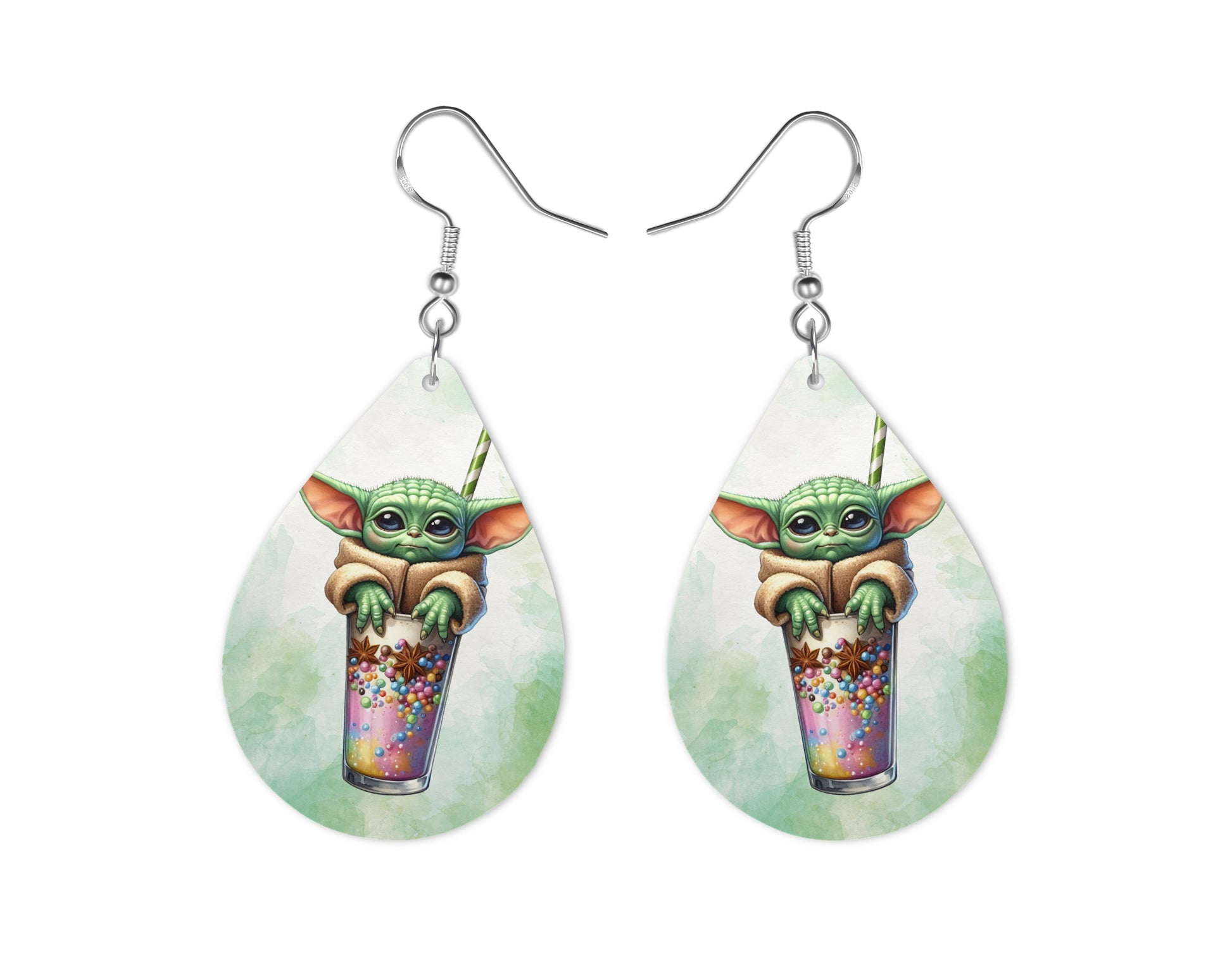 Mandalorian - Personnalisation | Milkshake Personnalisation Disney Shop | Anylem Beauty Boucle d’oreilles 
