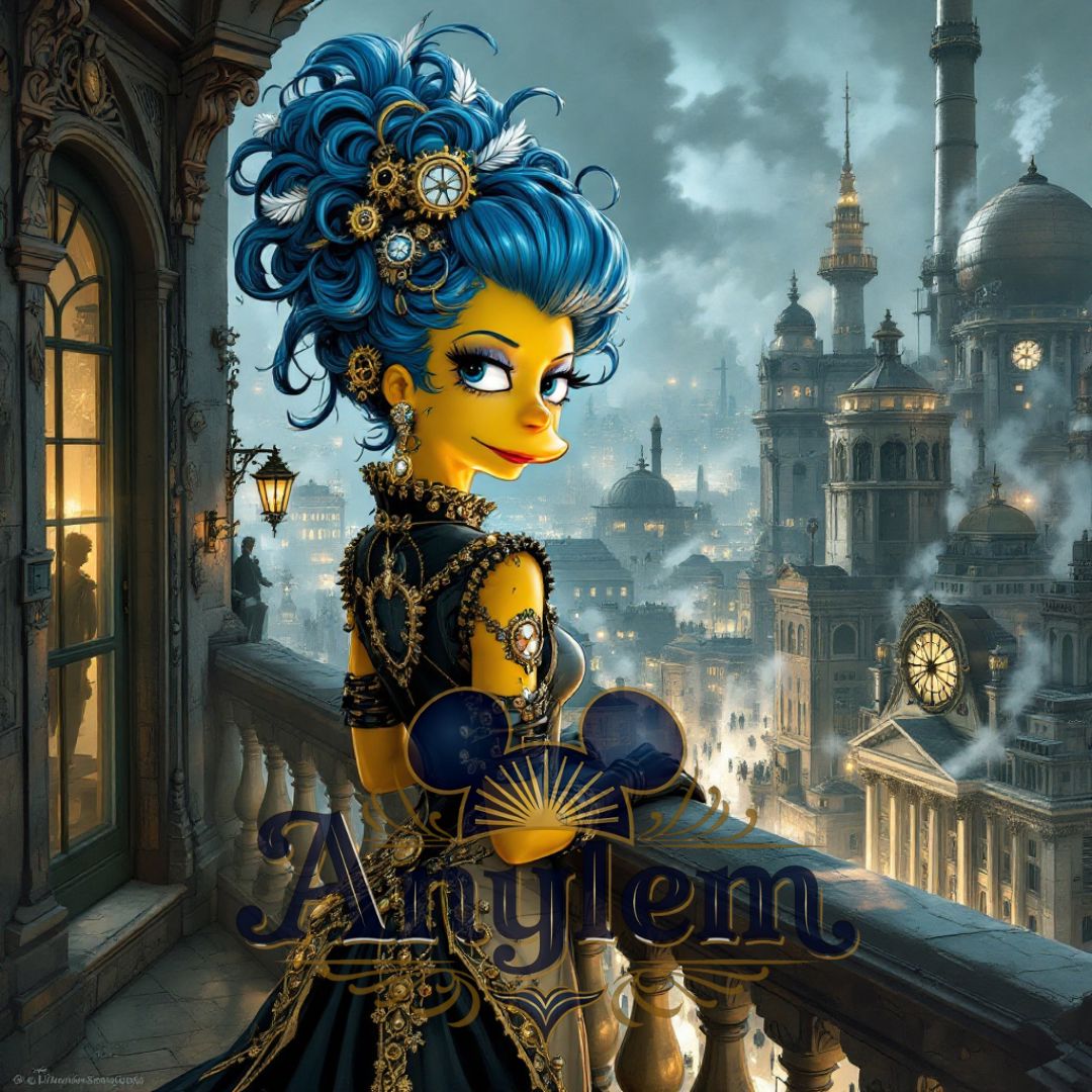 Marge Simpsons - Personnalisation | Steampunk Personnalisation Disney Shop | Anylem Beauty 