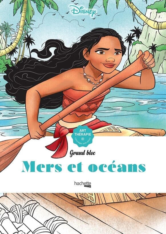 PRE COMMANDE - MERS & OCEANS - Grand bloc coloriages Coloriages Hachette 