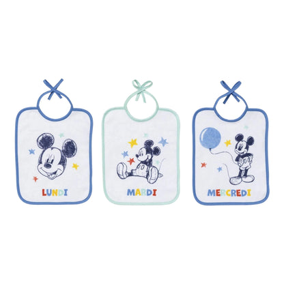 Bébé Mickey - Lot de 7 Bavoirs Naissance Bébés et tout-petits Baby Calin 