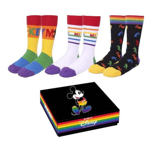 Mickey & Minnie - 3 Paires de Chaussettes Hautes (40/46) Chaussettes CerdaGroup 