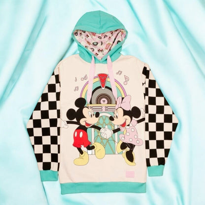 PRE COMMANDE Loungefly - Mickey & Minnie - Sweat à capuche (Différentes tailles) Vêtements ID9 