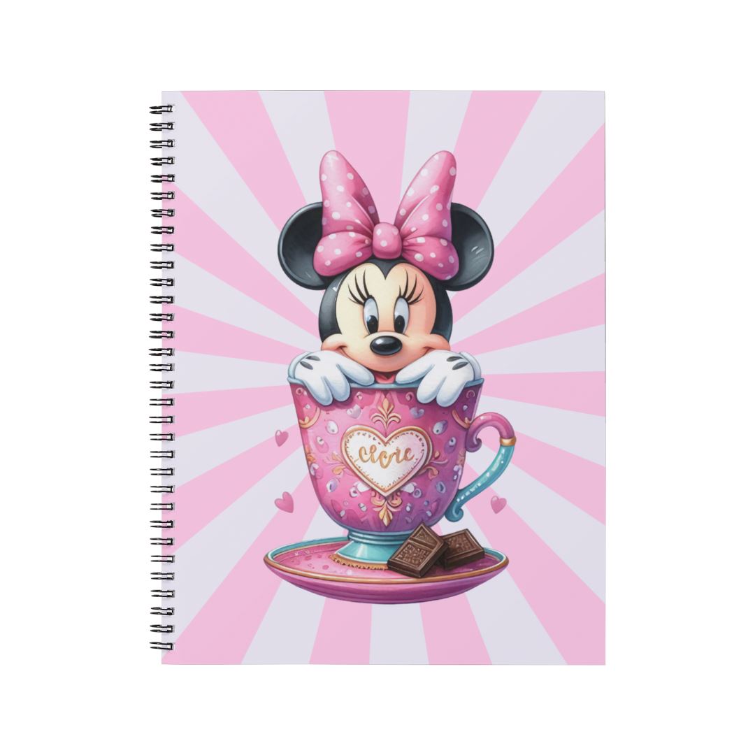 Minnie - Carnet spirale A5 - Milkshake Carnets et bloc-notes Disney Shop | Anylem Beauty 