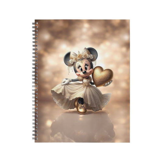 Minnie - Carnet spirale A5 | Or Carnets et bloc-notes Disney Shop | Anylem Beauty 