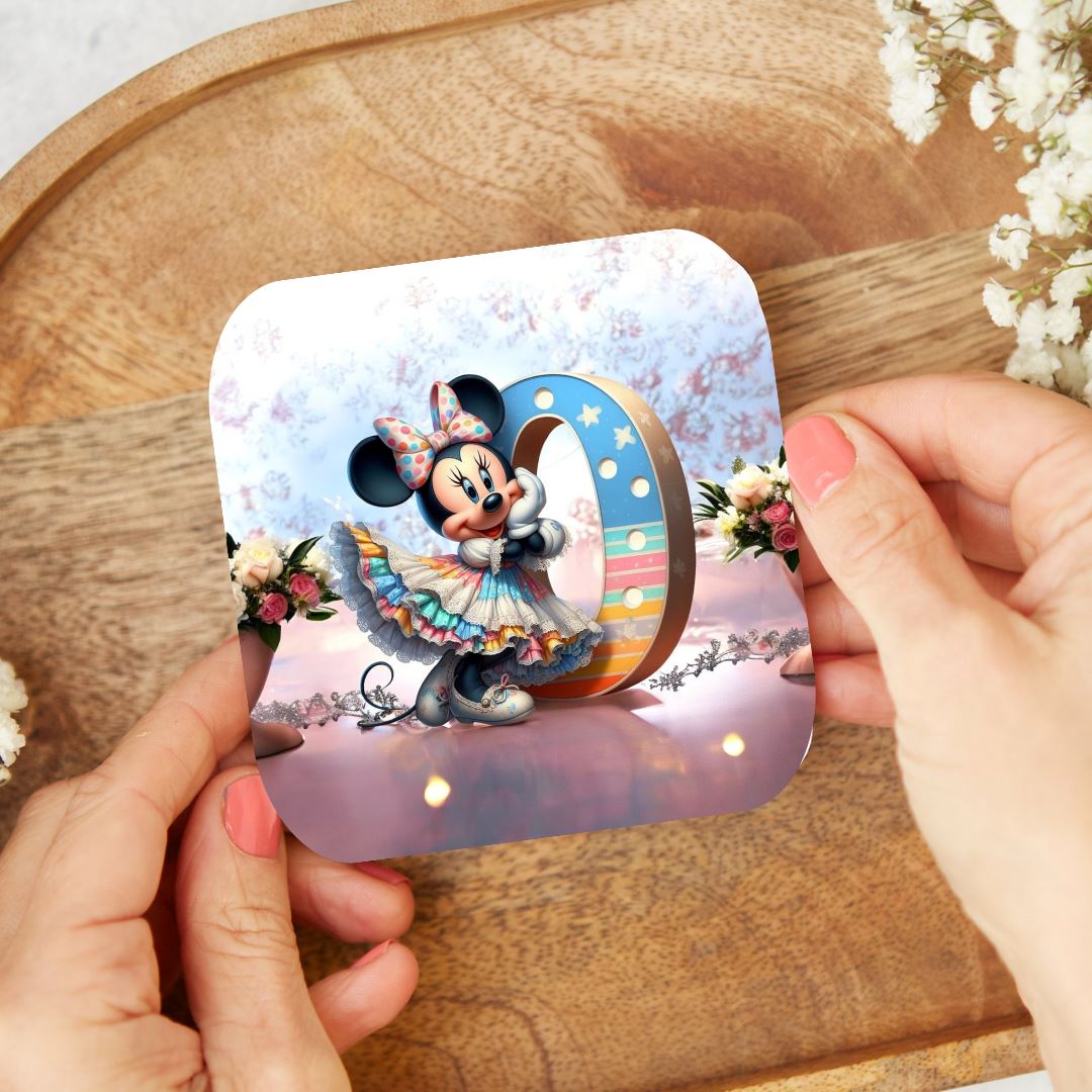 Minnie - Dessous de verre | Lettrage Dessous de verres Disney Shop | Anylem Beauty O 