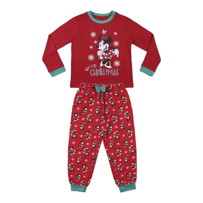 Minnie - Ensemble Pyjama de Noël FILLE / 6 ans (116cm) Vêtements CerdaGroup 