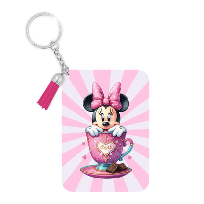 Minnie - Porte Clé avec prénom | Milkshake Porte-clés Disney Shop | Anylem Beauty 