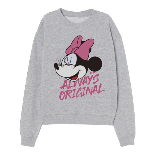 Minnie - Pull gris | Taille S/M Sweat-shirt Disney 