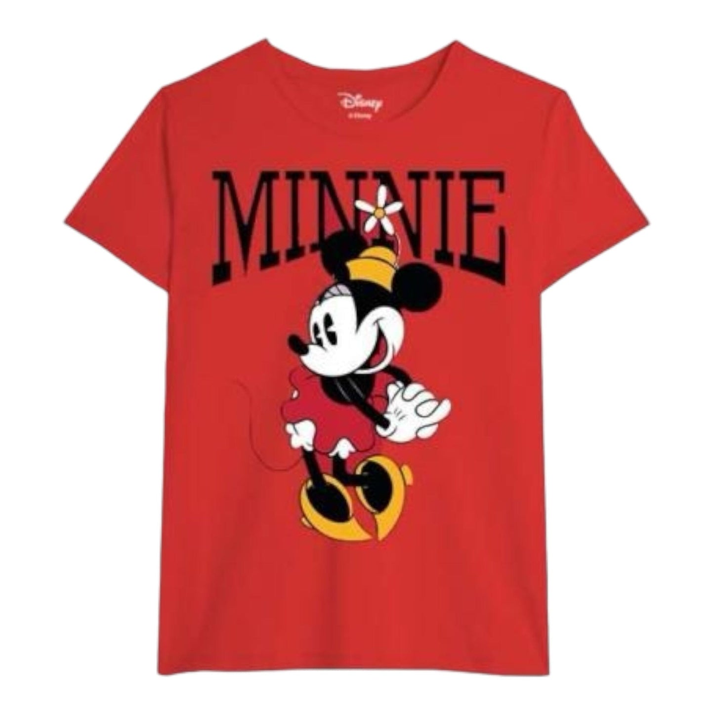 Minnie - Tee-Shirt Rouge Femme Vêtements Disney 