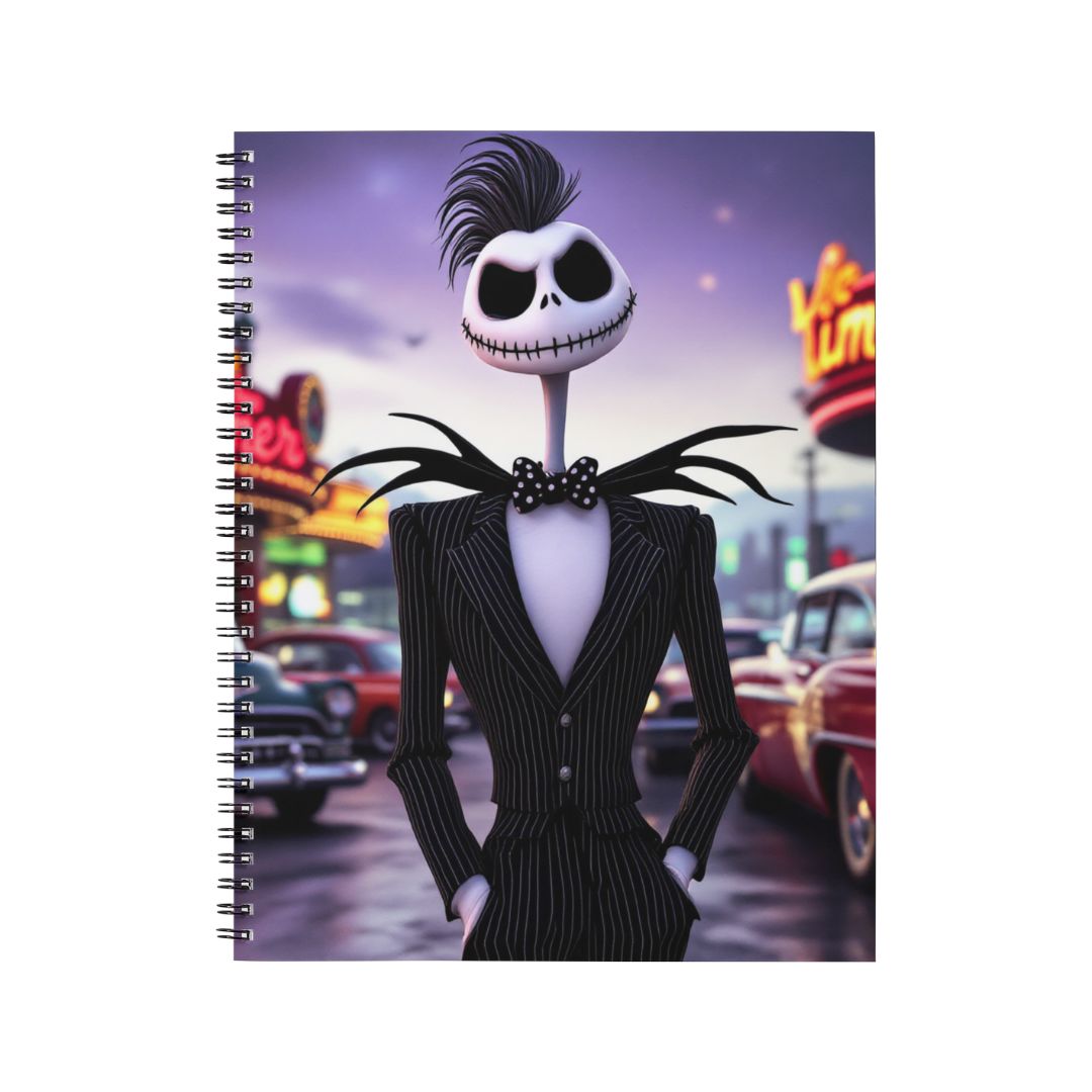 Mr Jack - Carnet spirale A5 | Rockabilly Carnets et bloc-notes Disney Shop | Anylem Beauty 