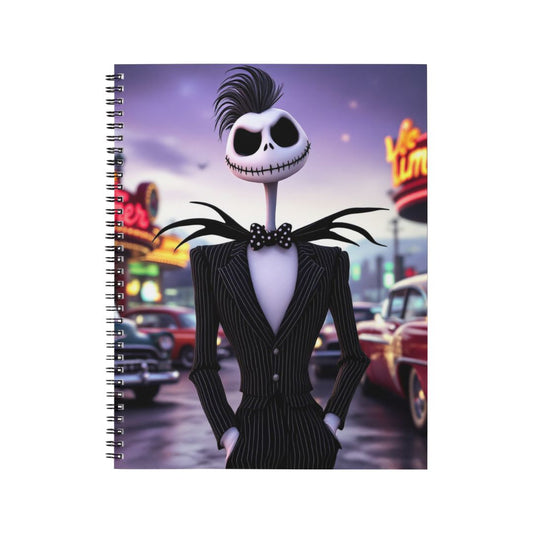 Mr Jack - Carnet spirale A5 | Rockabilly Carnets et bloc-notes Disney Shop | Anylem Beauty 