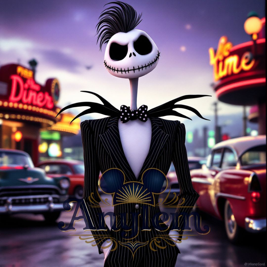 Mr Jack - Personnalisation | Rockabilly Personnalisation Disney Shop | Anylem Beauty 