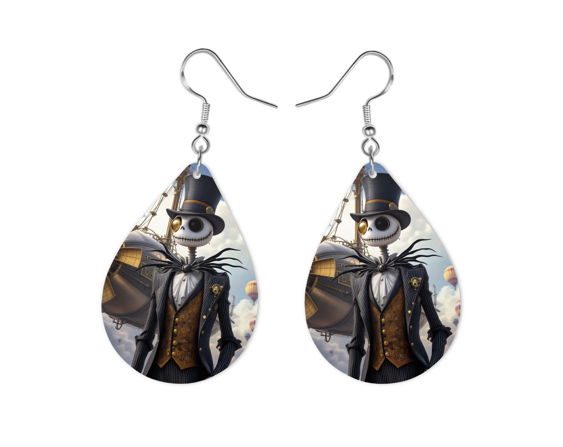 Mr Jack - Personnalisation | Steampunk Personnalisation Disney Shop | Anylem Beauty Boucle d’oreilles 