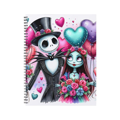 Mr Jack x Sally - Carnet spirale A5 | Célébration Carnets et bloc-notes Disney Shop | Anylem Beauty 