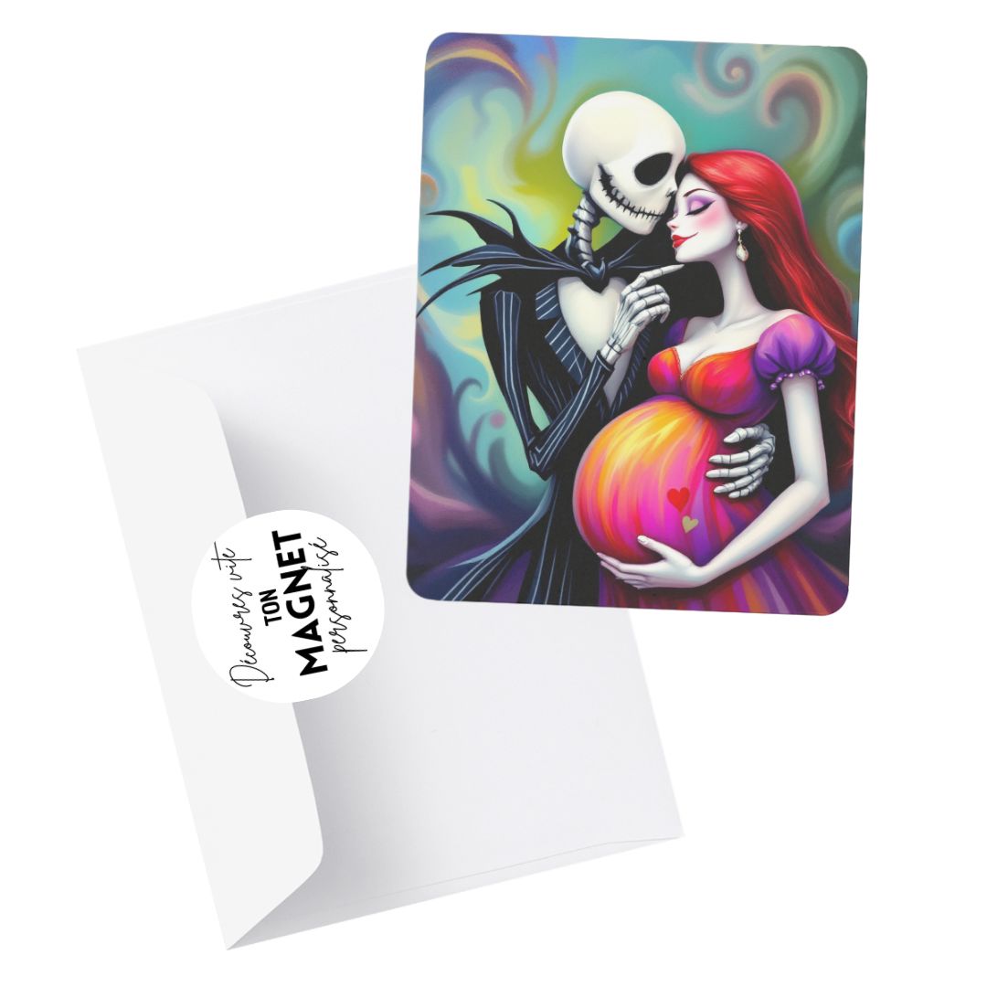 Mr Jack x Sally - Magnet | Grossesse Magnet Disney Shop | Anylem Beauty 