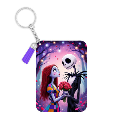 Mr Jack x Sally - Porte Clé avec prénom | St Valentin Porte-clés Disney Shop | Anylem Beauty 