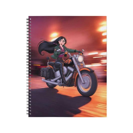 Mulan - Carnet spirale A5 | Biker Carnets et bloc-notes Disney Shop | Anylem Beauty 