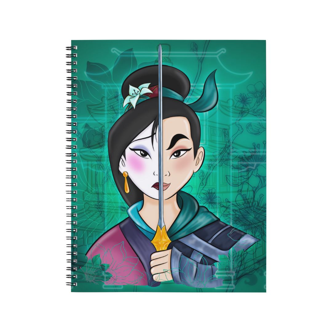 Mulan - Carnet spirale A5 Carnets et bloc-notes Disney Shop | Anylem Beauty 