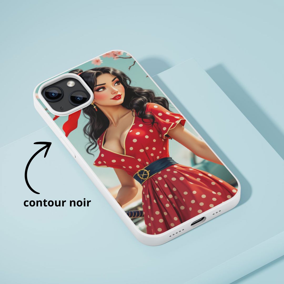 Mulan - Coque de téléphone | Rockabilly Coque de téléphone Disney Shop | Anylem Beauty 