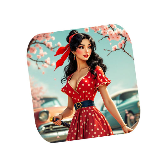 Mulan - Dessous de verre | Rockabilly Dessous de verres Disney Shop | Anylem Beauty 