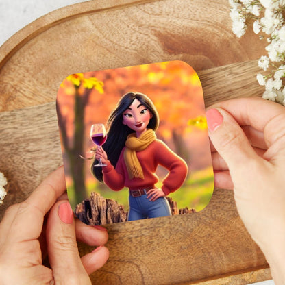 Mulan - Dessous de verre | Vignoble Dessous de verres Disney Shop | Anylem Beauty 