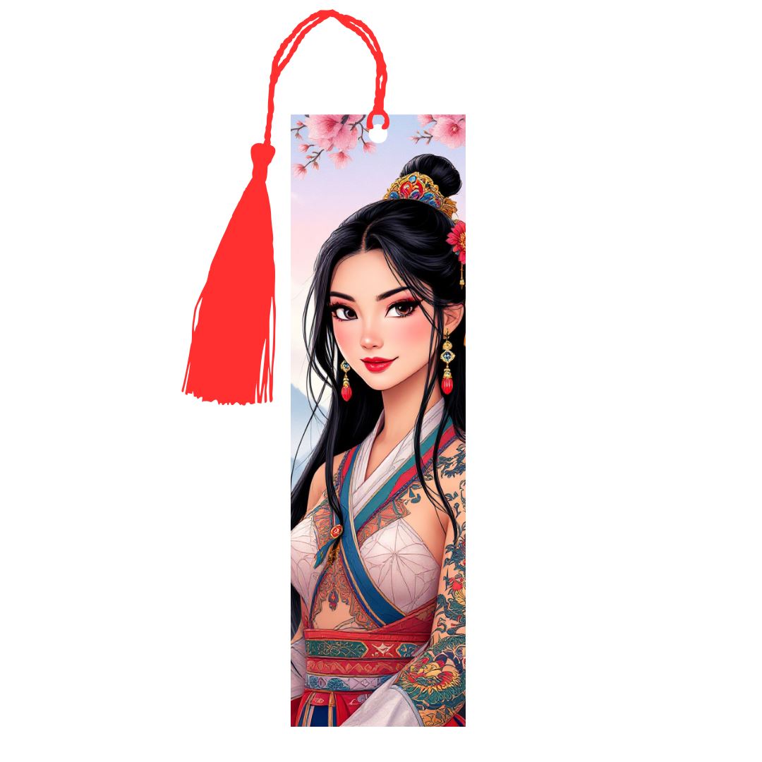 Mulan - Marque-Pages avec prénom | Tatouage Marque-page Disney Shop | Anylem Beauty 