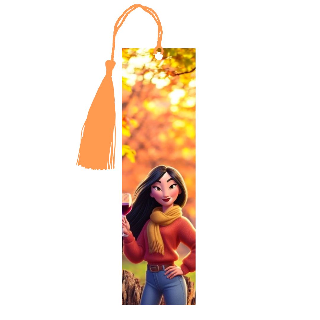 Mulan - Marque-Pages avec prénom | Vignoble Marque-page Disney Shop | Anylem Beauty 