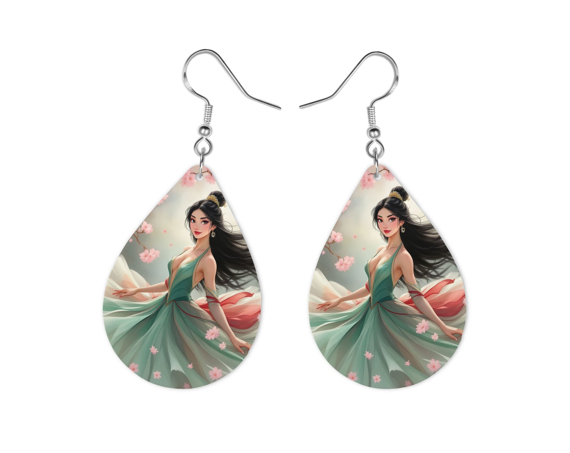 Mulan - Personnalisation | Danseuse Personnalisation Disney Shop | Anylem Beauty Boucle d’oreilles 