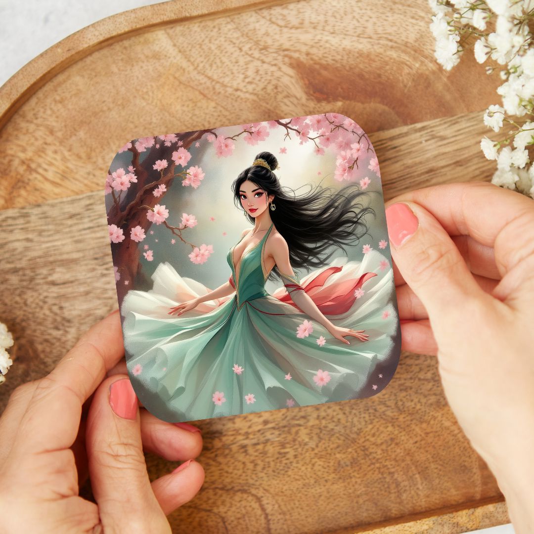 Mulan - Personnalisation | Danseuse Personnalisation Disney Shop | Anylem Beauty Dessous de verres 