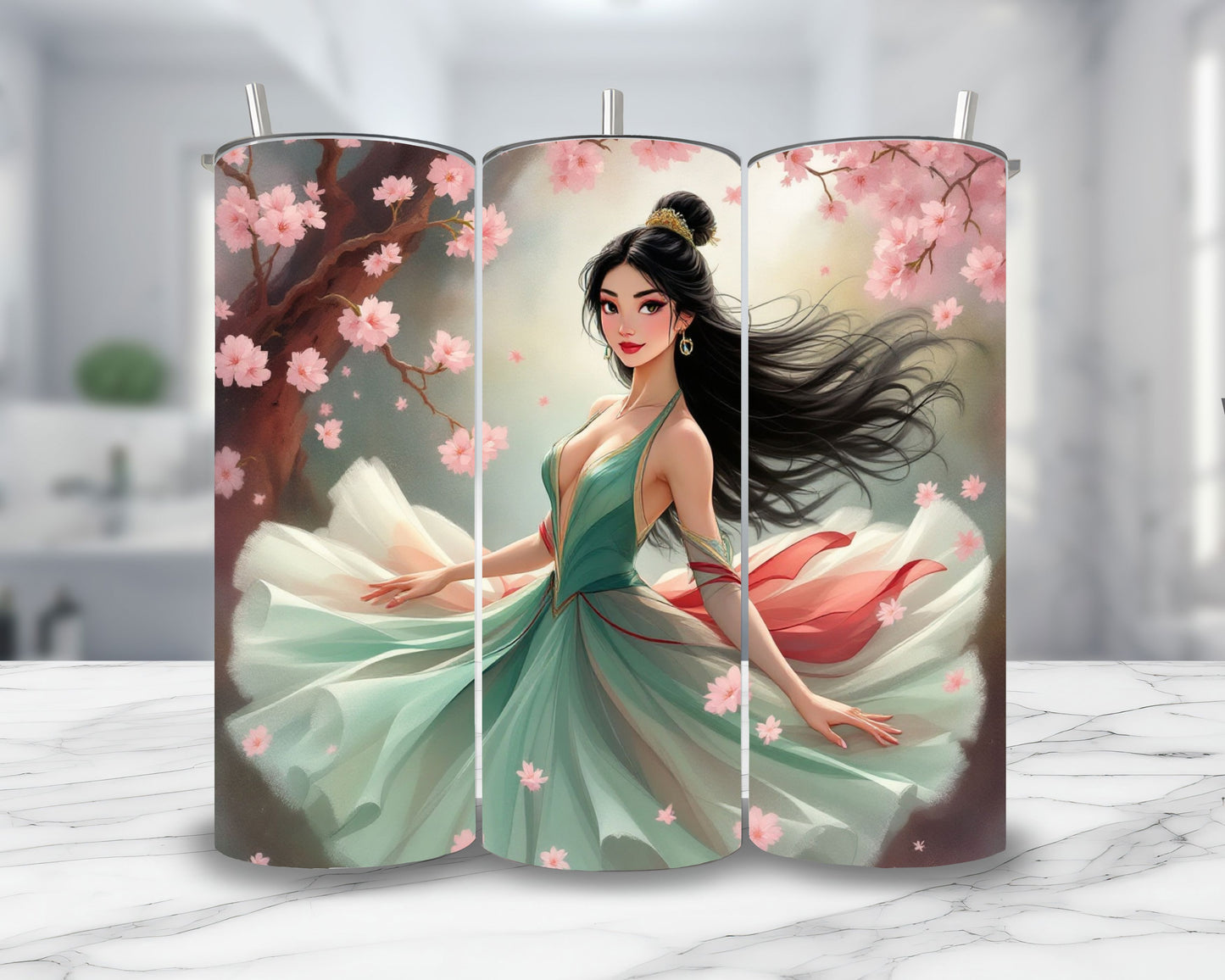 Mulan - Personnalisation | Danseuse Personnalisation Disney Shop | Anylem Beauty Thermos 570ml 
