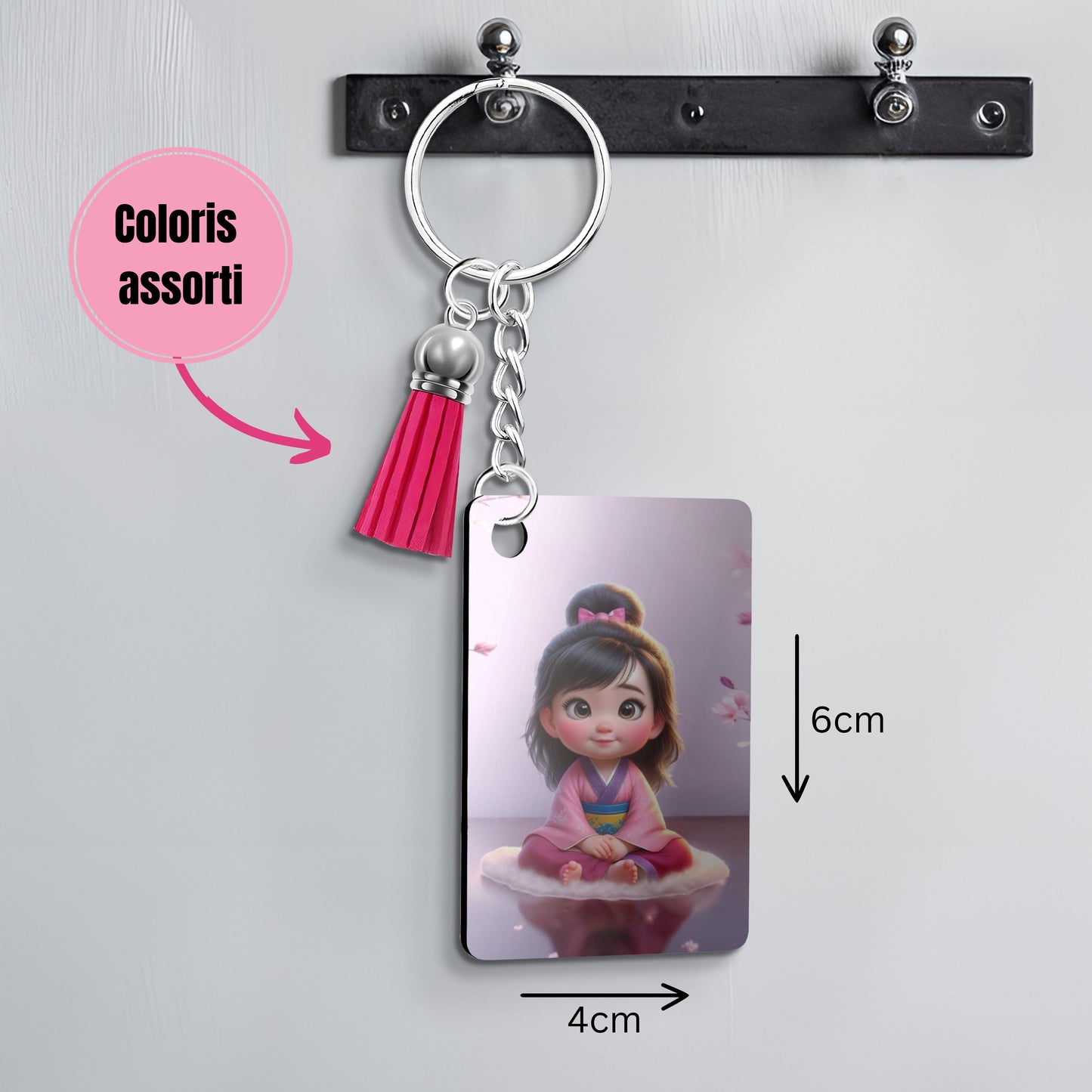 Mulan - Porte Clé avec prénom | Baby Porte-clés Disney Shop | Anylem Beauty 